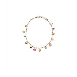 NEW MONOKI women's grigri short chain necklace in multicolor